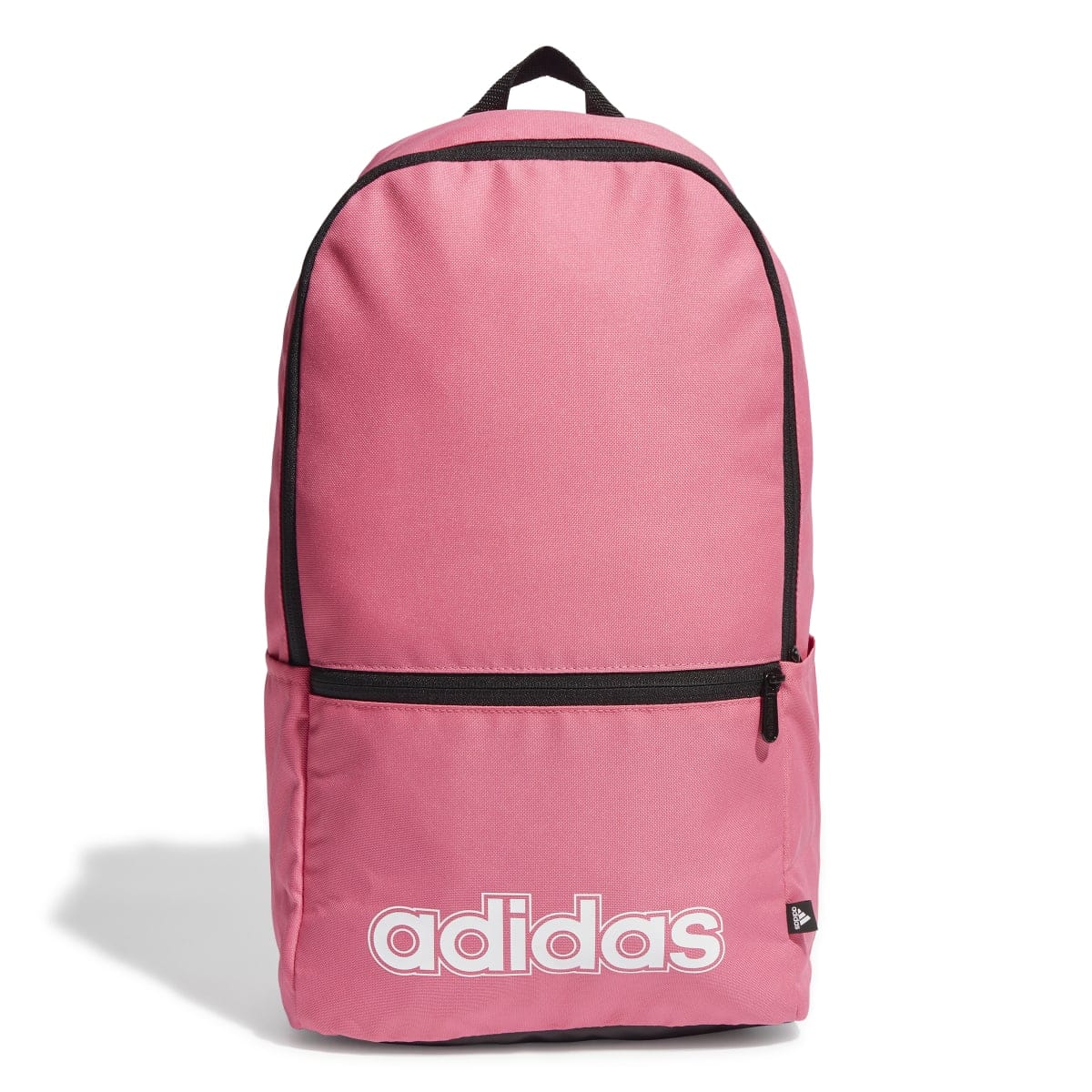 Pink and white adidas backpack best sale