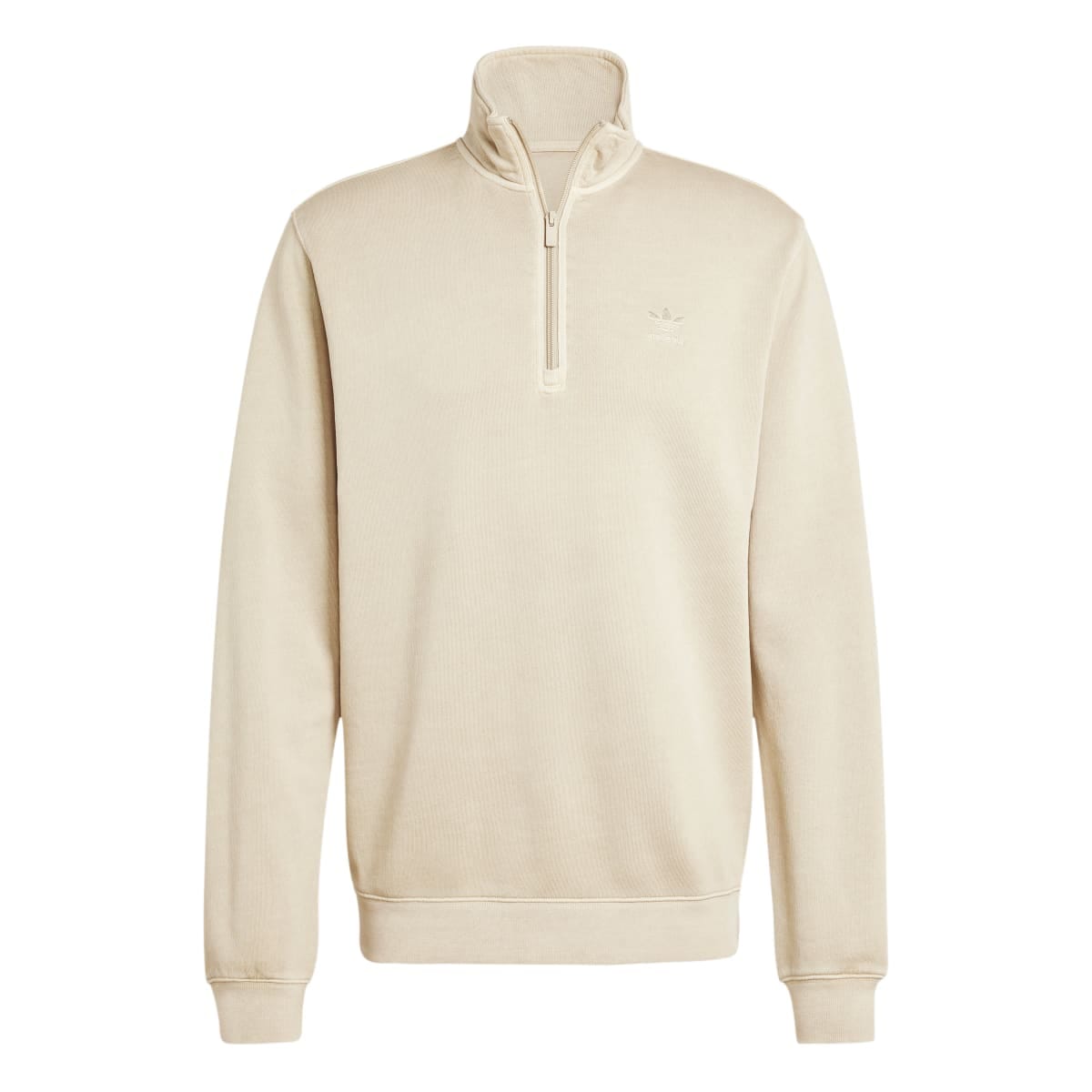 Cream adidas Originals Trefoil Crewneck Sweatshirt Get The Label