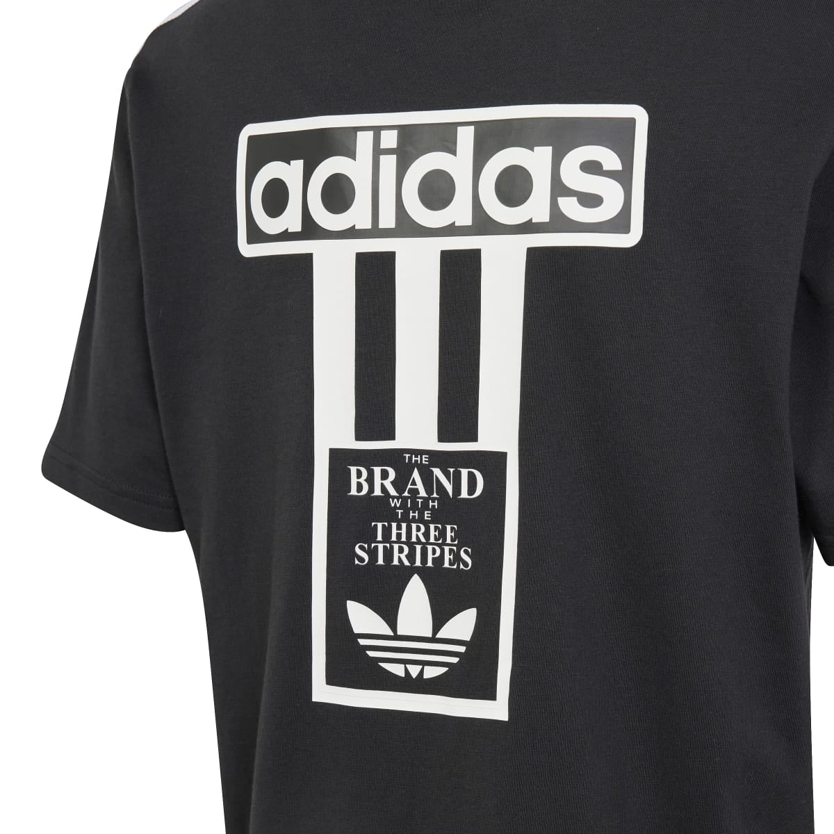 Black adidas Originals Juniors Adicolor Adibreak T Shirt Get The Label