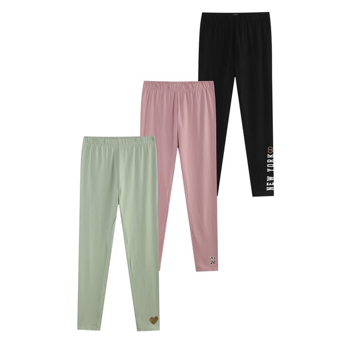 New York Lettering Heart Leggings