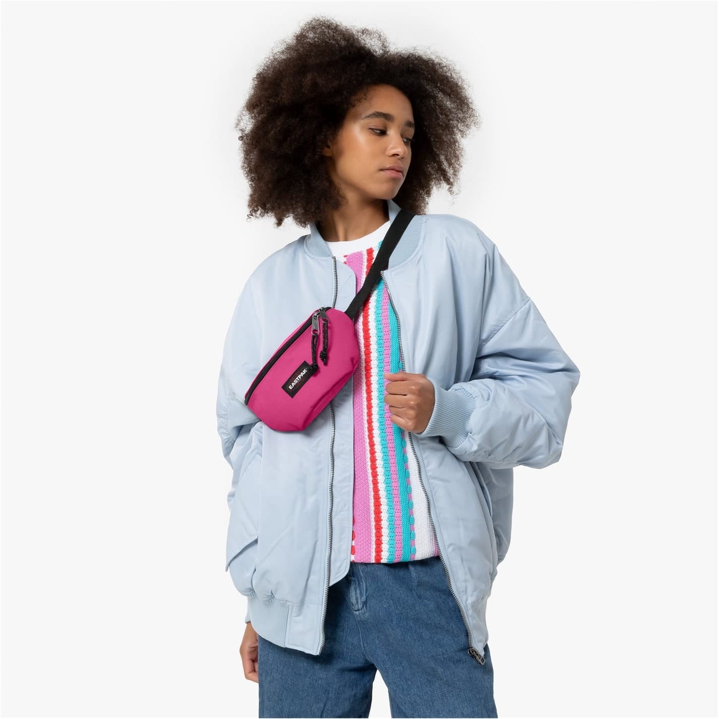 Pink Eastpak Springer Bum Bag Get The Label