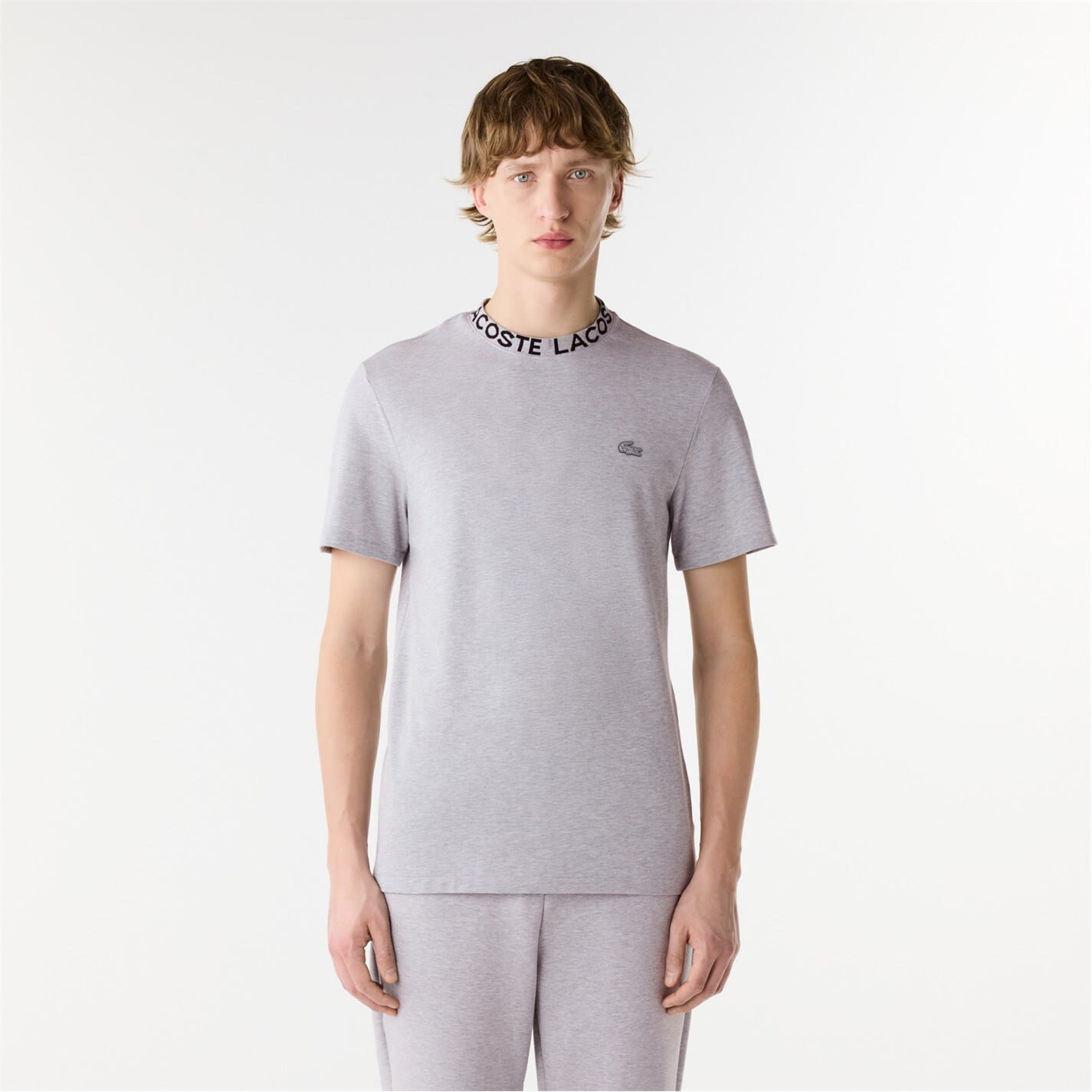 Grey Lacoste Jacq T Shirt Get The Label