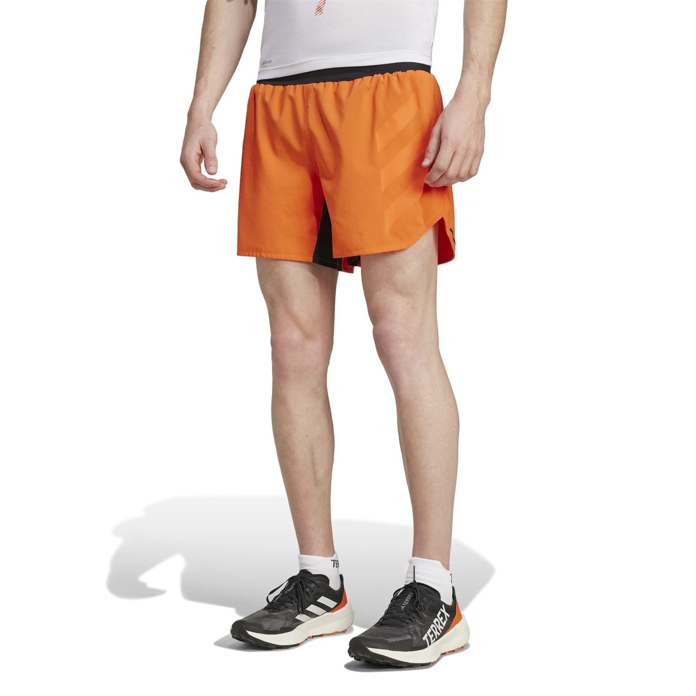 Orange shorts adidas online