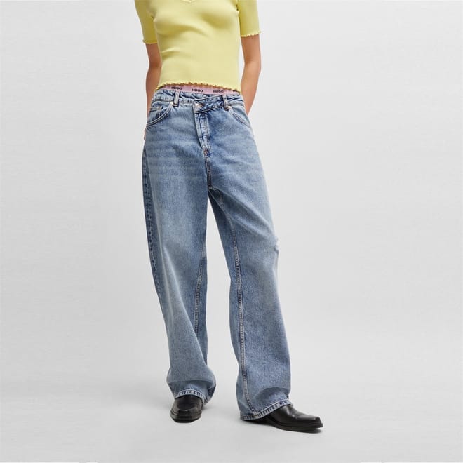Wide Leg Wide Fit Jeans