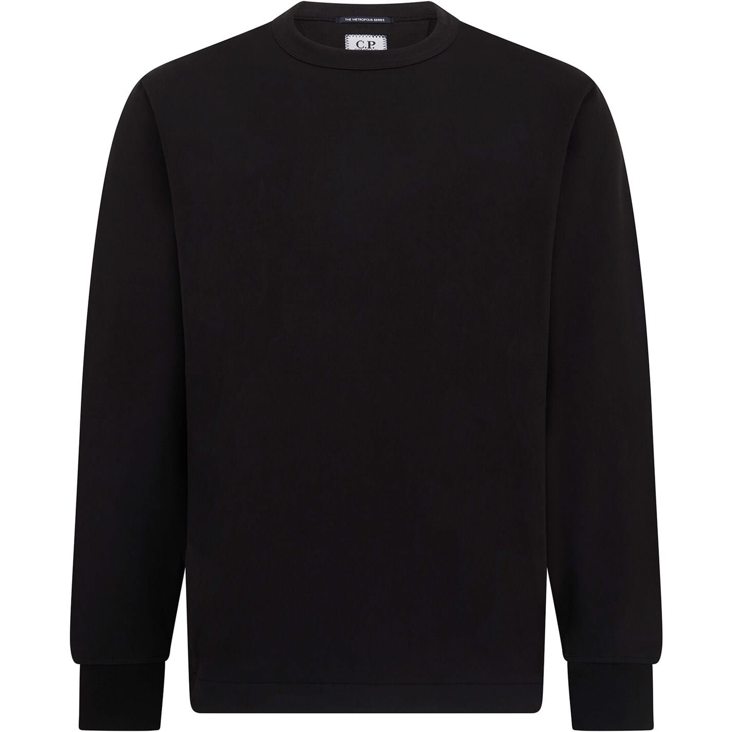 Black C.P. Company Company Metropolis Sweatshirts Crew Neck