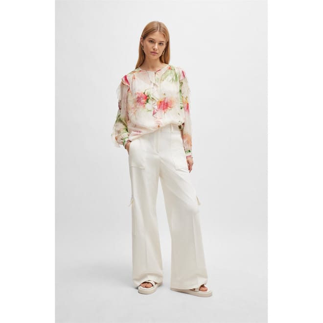 Teneria Straight-Fit Cargo Trousers