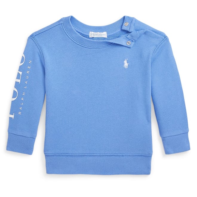Logo Print Crew Neck Regular Fit Sweatshirt