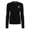 Trim Cable Knit Jumper