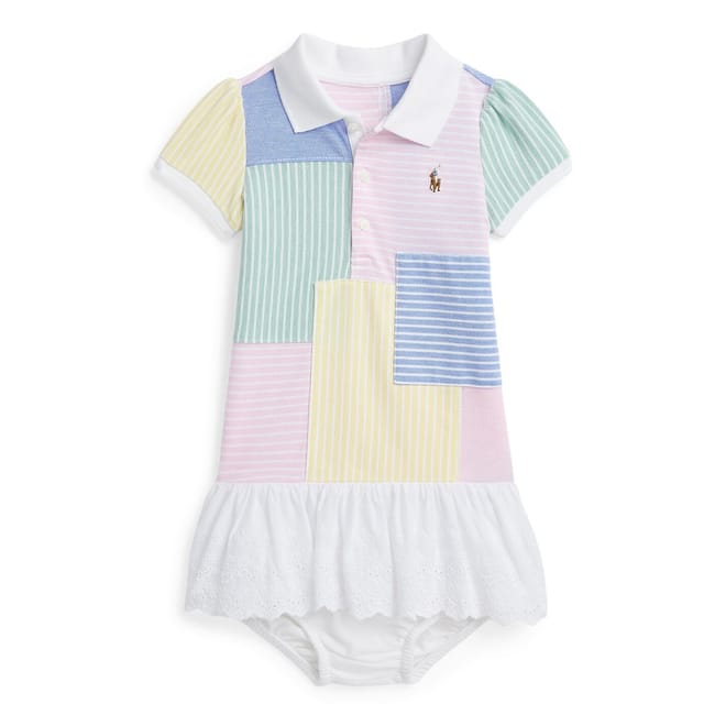 Mesh Polo Dress  And  Bloomer Set Babies