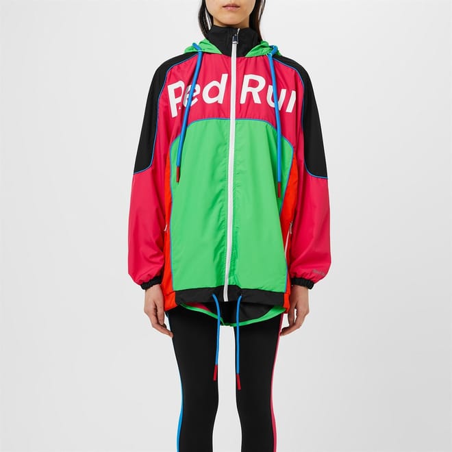 Redrun Logo Print Hooded Softshell Jacket