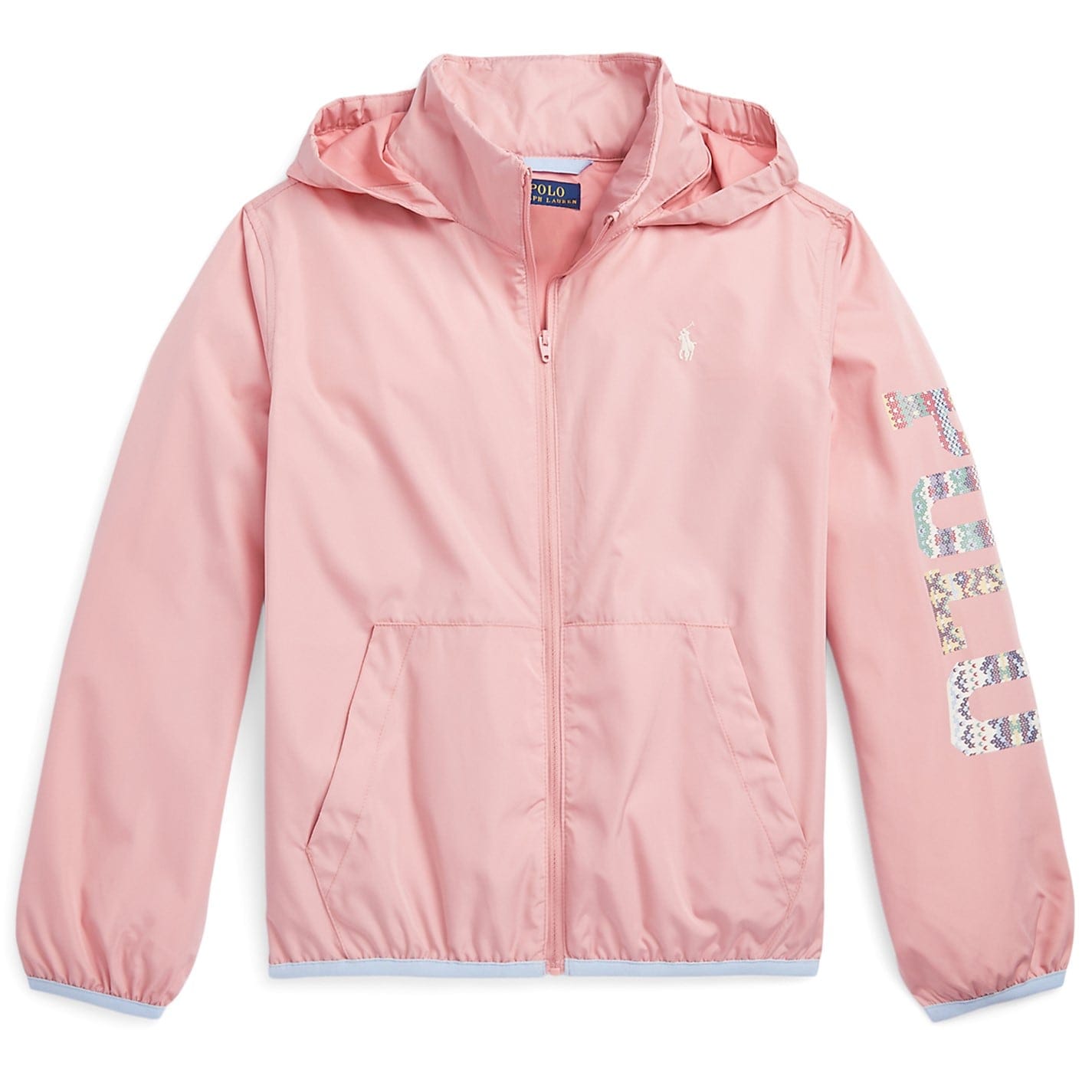 Pink Polo Ralph Lauren Windbreaker Jacket Junior Girls Get The Label