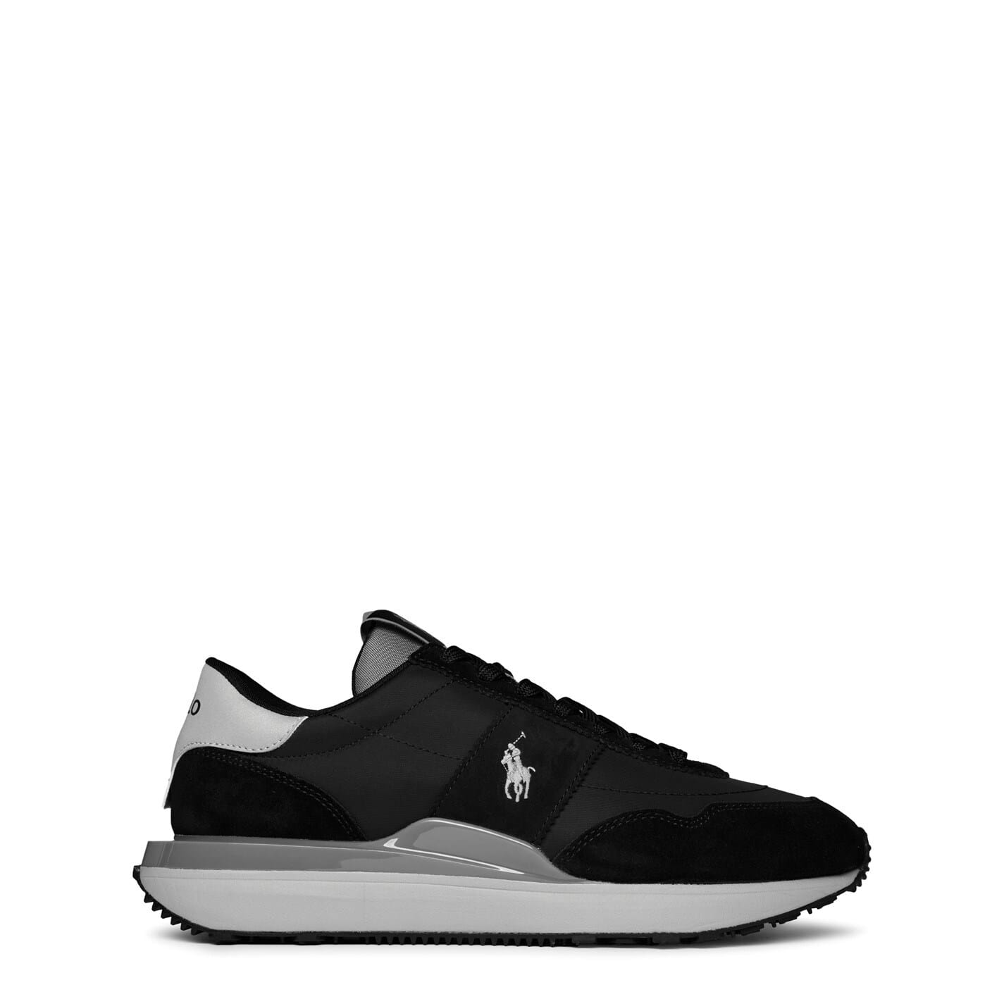 Polo ralph lauren black trainers online