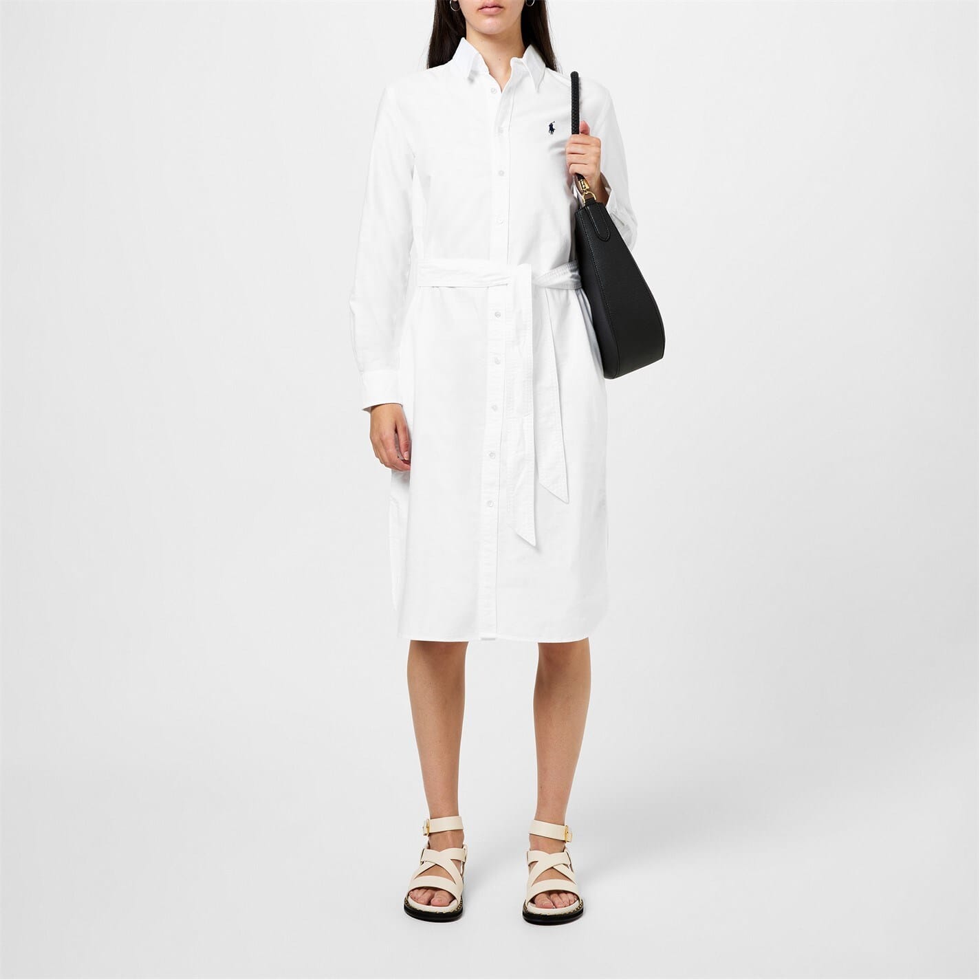 White Polo Ralph Lauren Womens Shirt Dress Get The Label