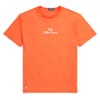 Double Knit Lettering Crew Neck T-Shirt