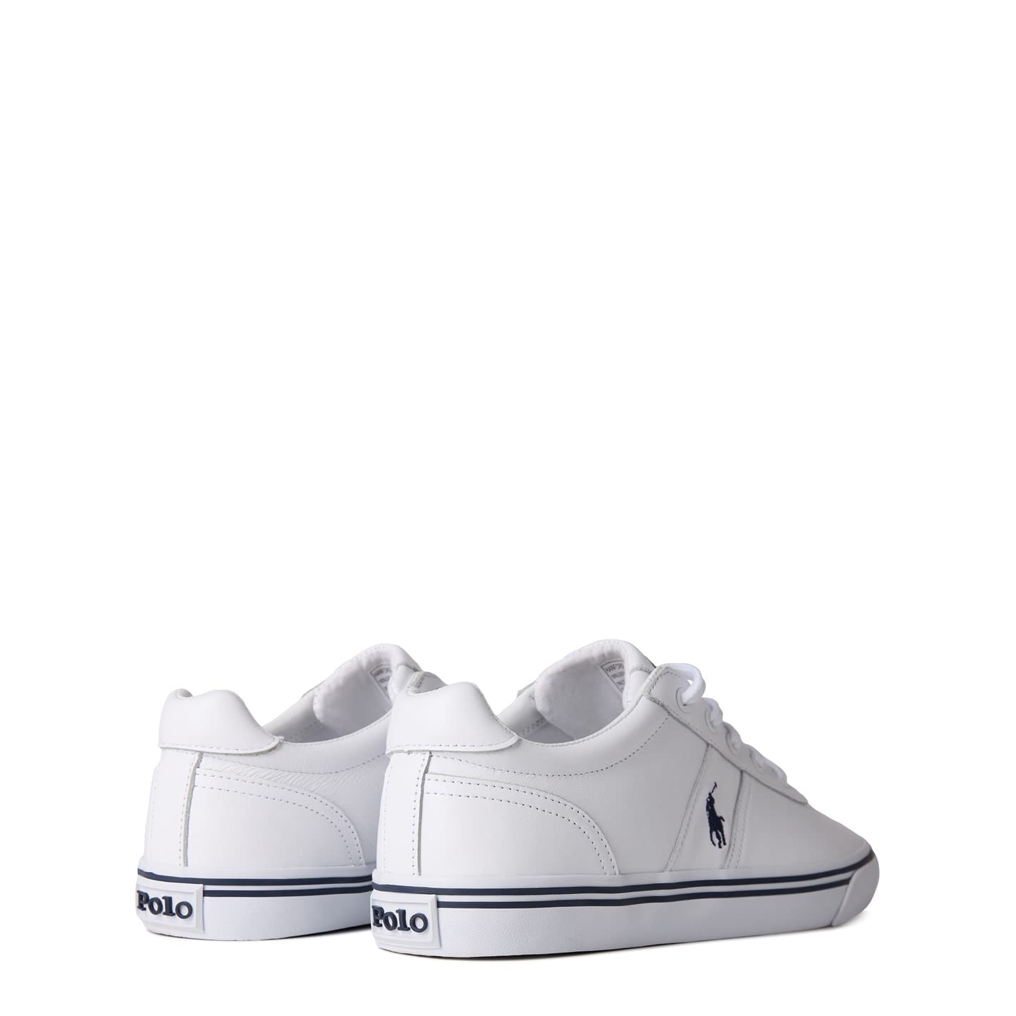 White Polo Ralph Lauren Hanford Low Top Trainers Get The Label