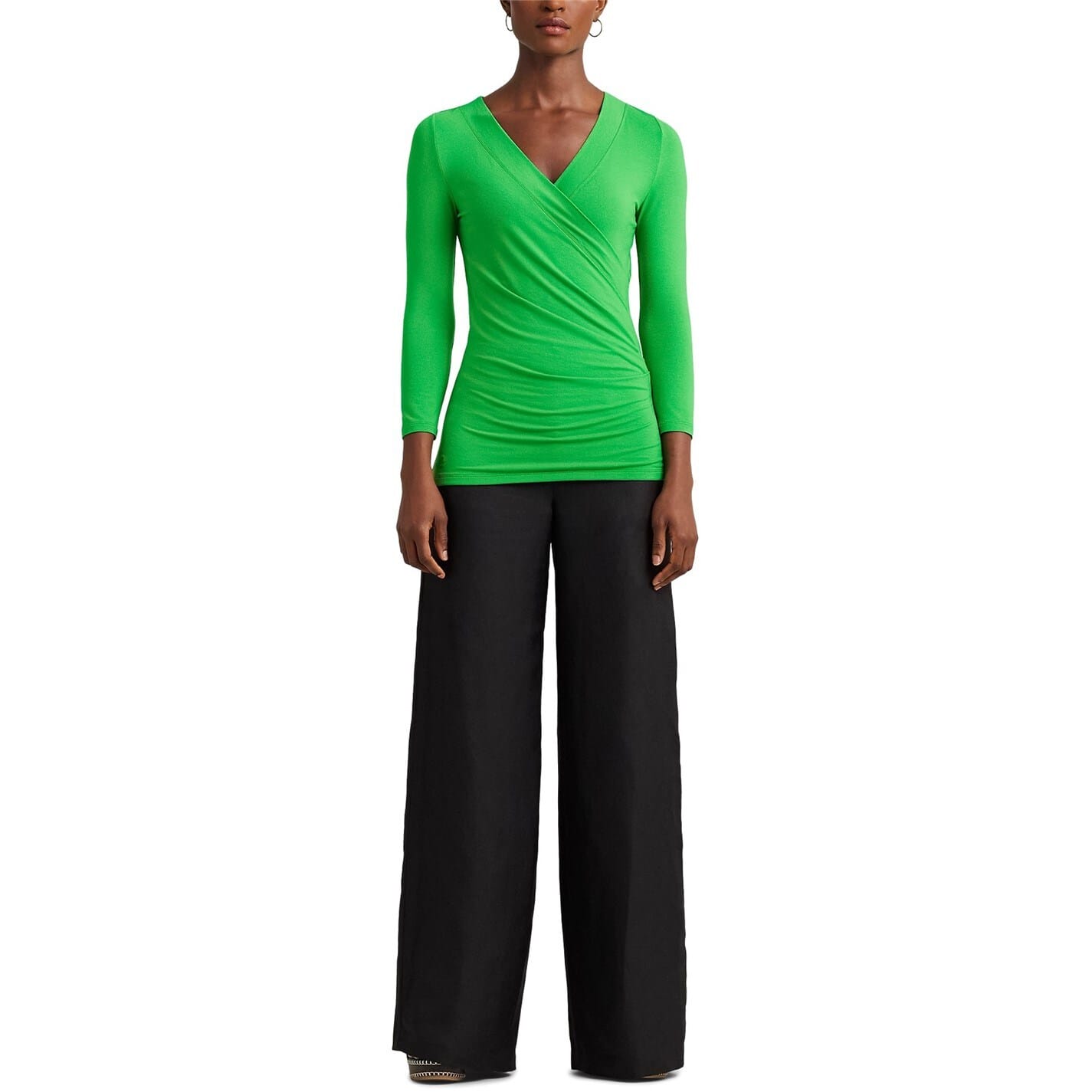 Green Lauren by Ralph Lauren Wrap Top Get The Label