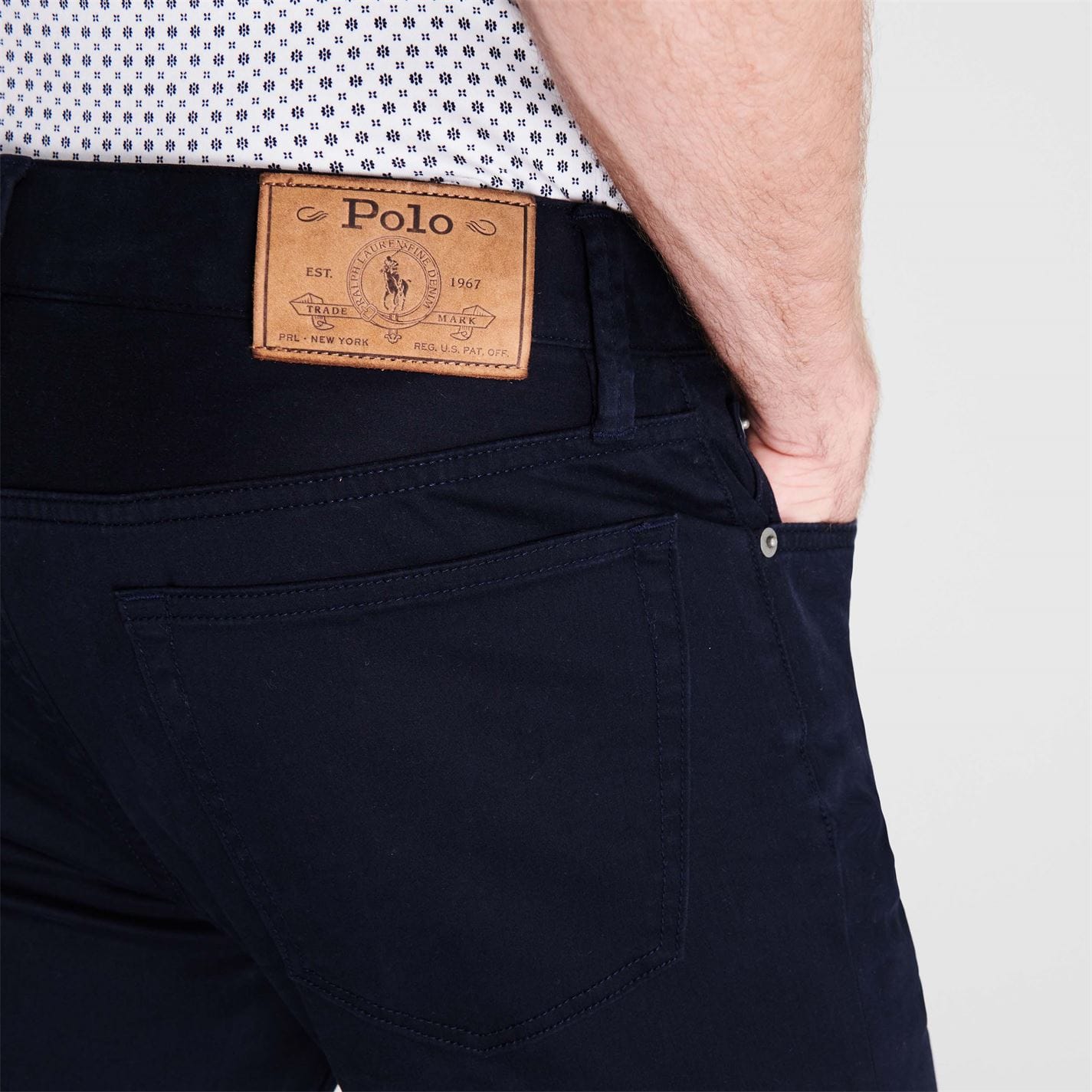 Blue Polo Ralph Lauren 5 Pocket Trousers Get The Label