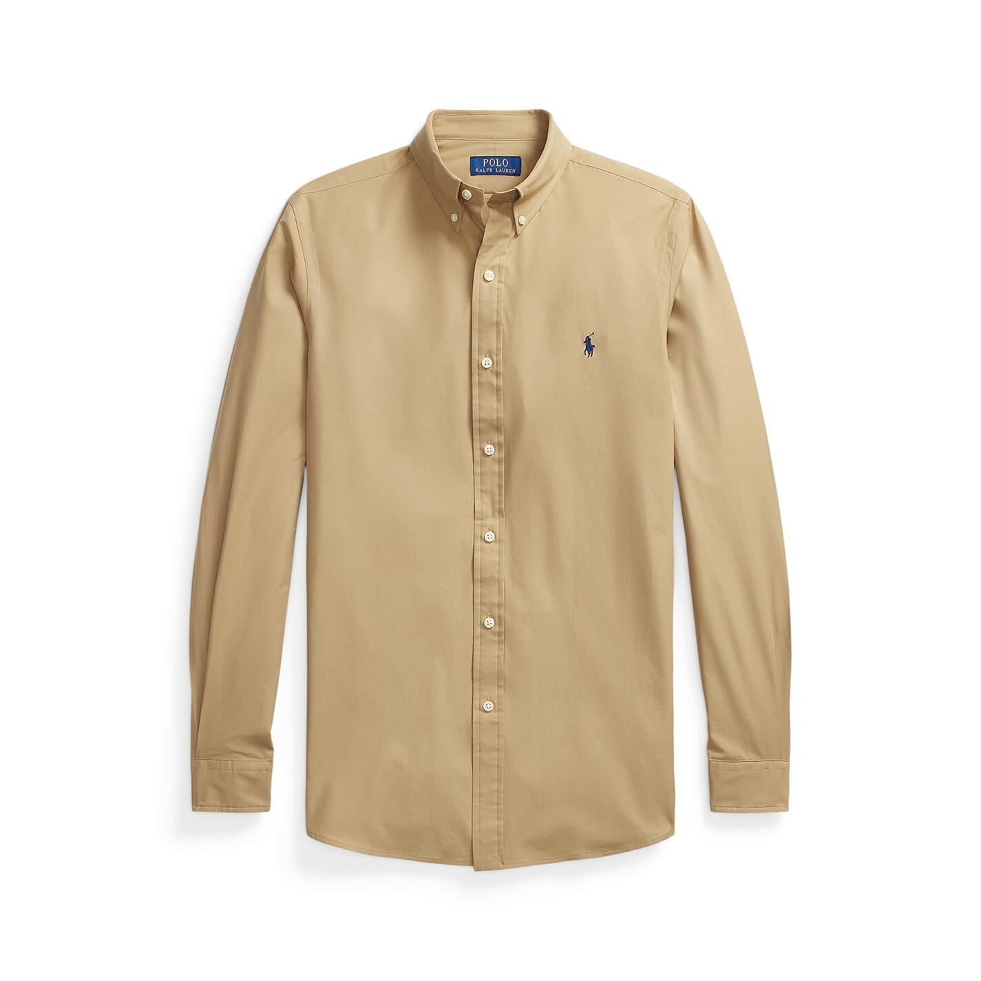 Ralph lauren beige polo shirt best sale