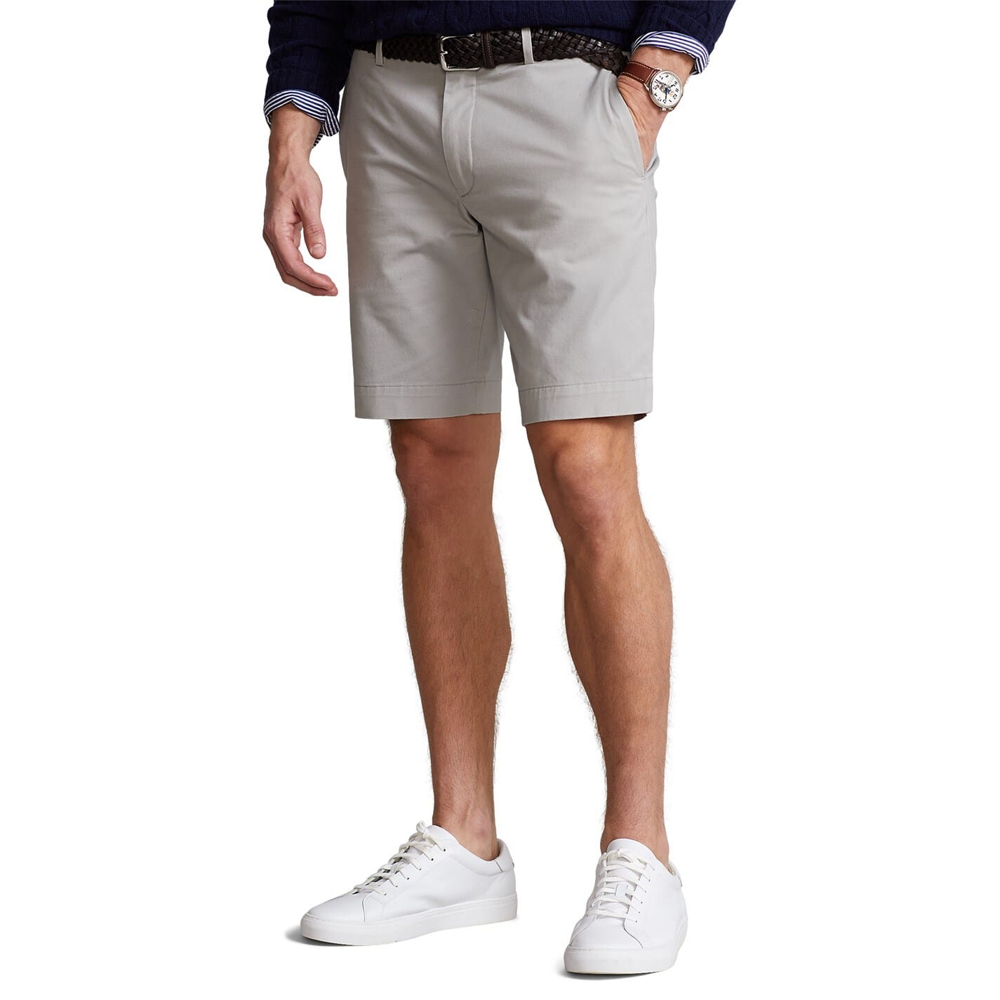 Polo ralph lauren grey shorts on sale