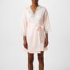 Trim Satin Robe