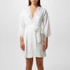 Trim Satin Robe
