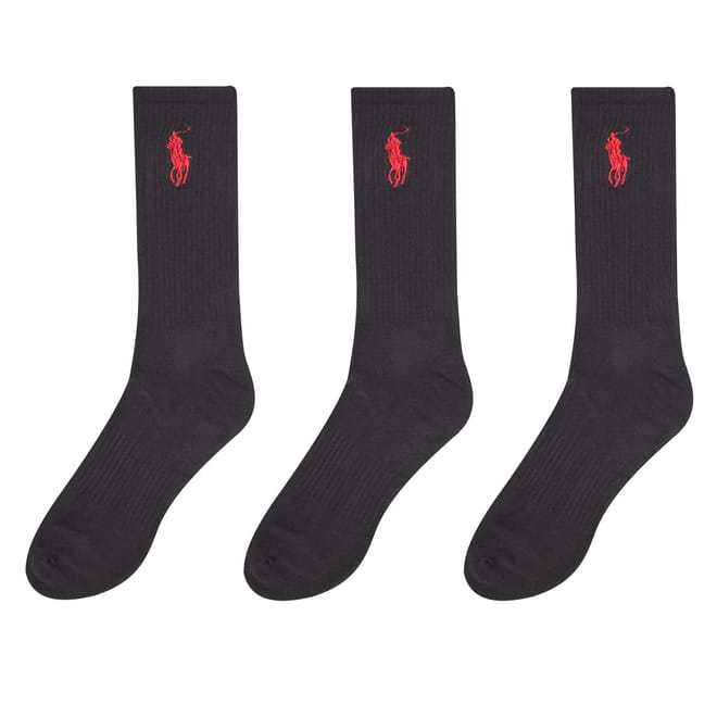 3 Pack Big Polo Pony Crew Sock