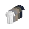 Mens 5 Pack Short Sleeve T-Shirt