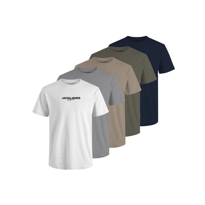 Mens 5 Pack Short Sleeve T-Shirt