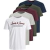 Mens 5 Pack Short Sleeve T-Shirt