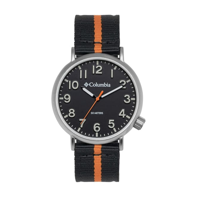 Trailbanks Black Silicone Rubber Strap Sports Watch