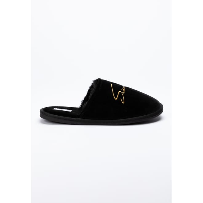 Embroidered Logo Slippers