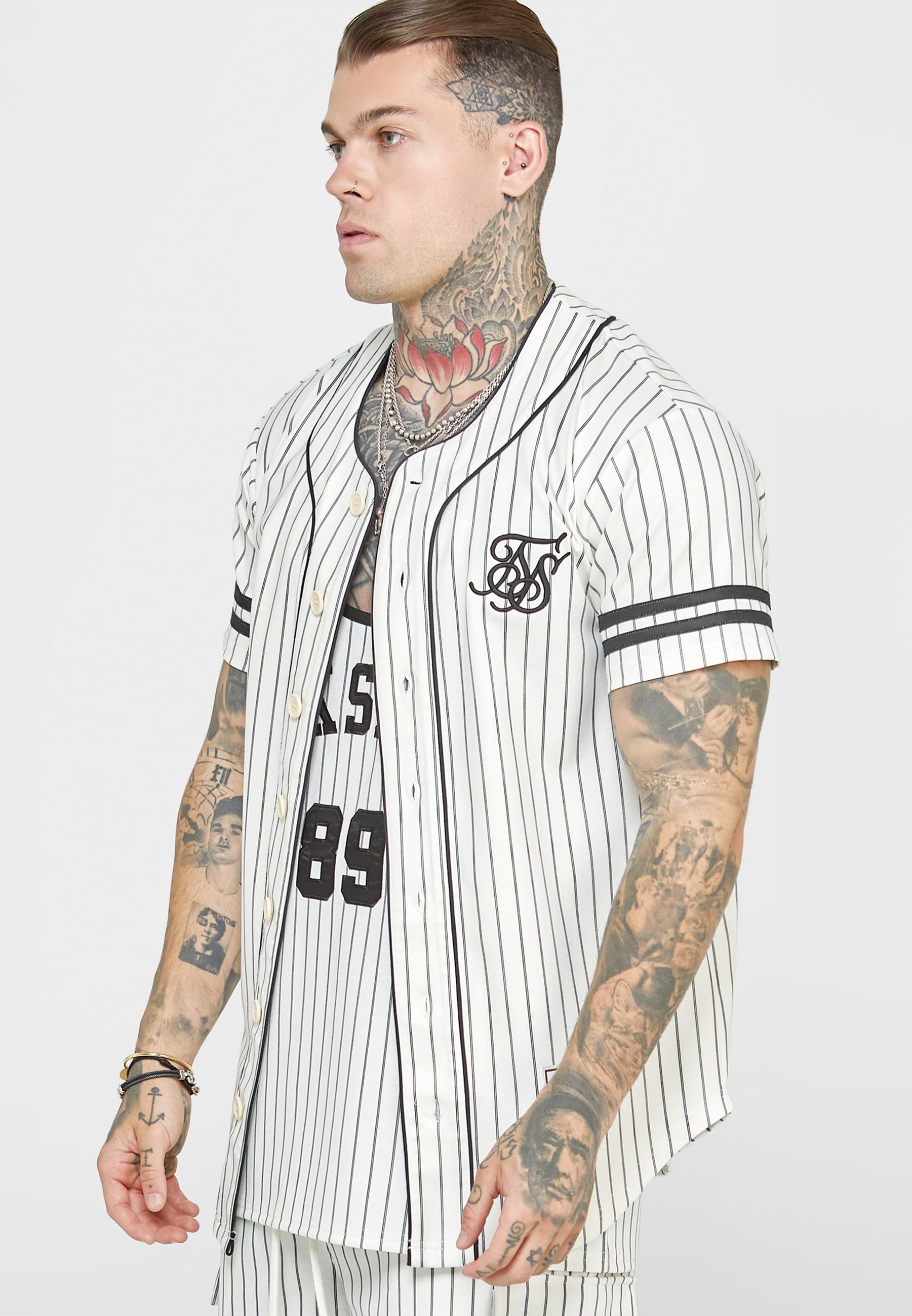 Ecru SikSilk Baseball Jersey Get The Label